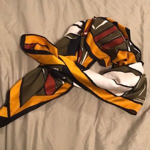 Vintage Jerome Leplat Silk Scarf